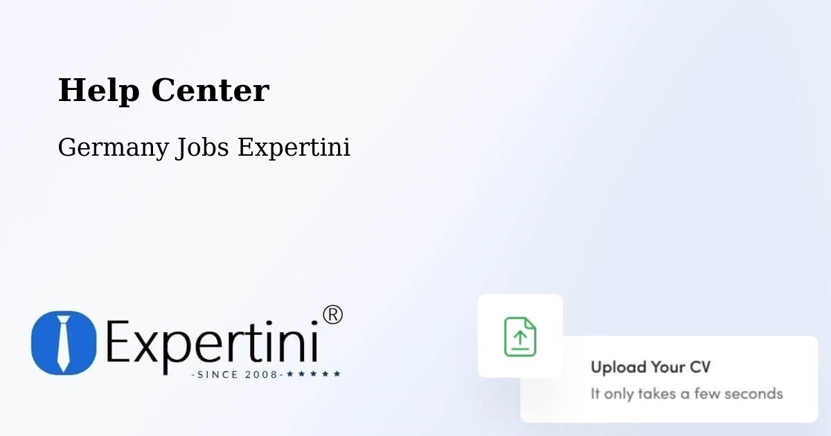 Help Center – Ketsch - Germany Jobs Expertini